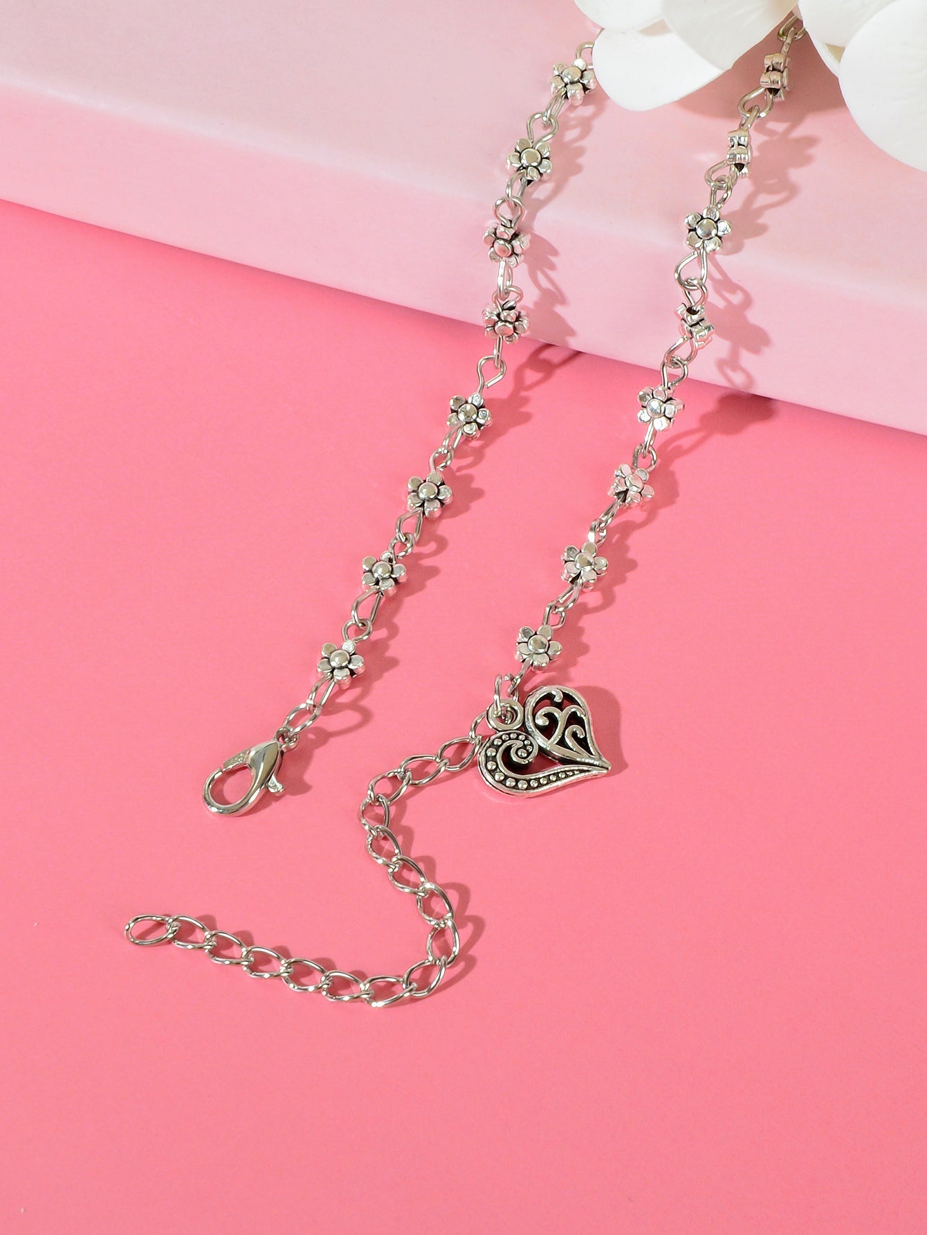 2pcs Valentine's Day Vintage Anklets Matching Couple Best Friend Foot Jewellery