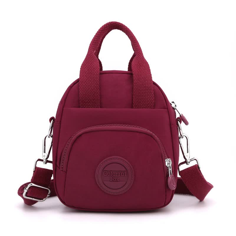 Mini Waterproof Crossbody Bag - Red