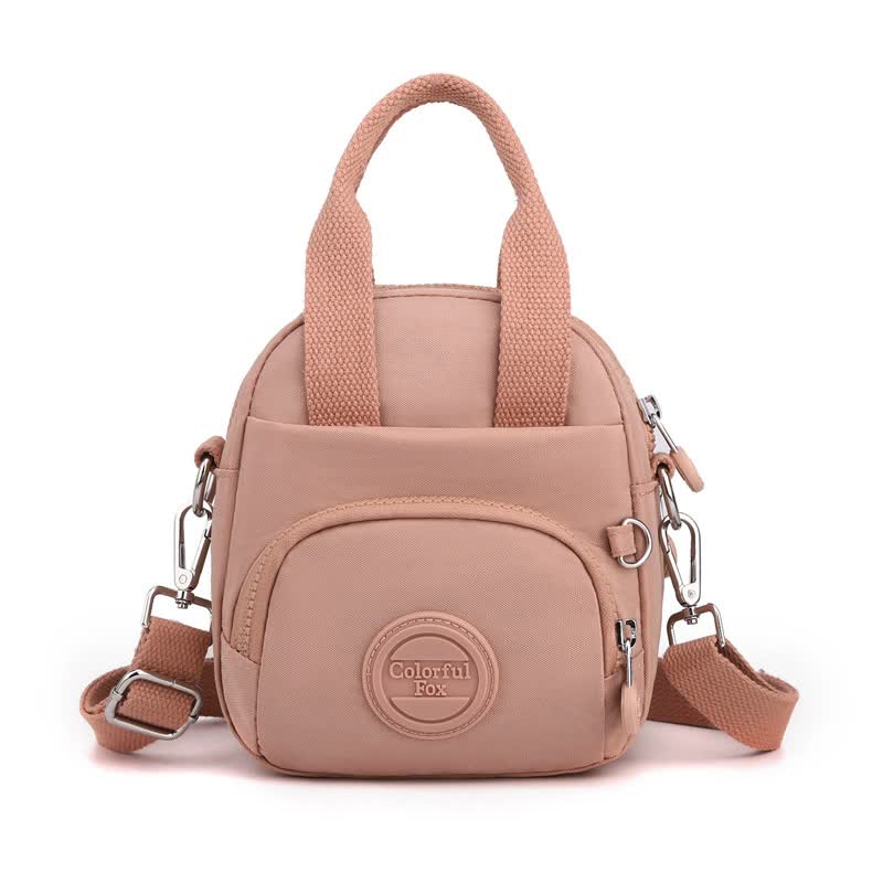 Mini Waterproof Crossbody Bag - Pink